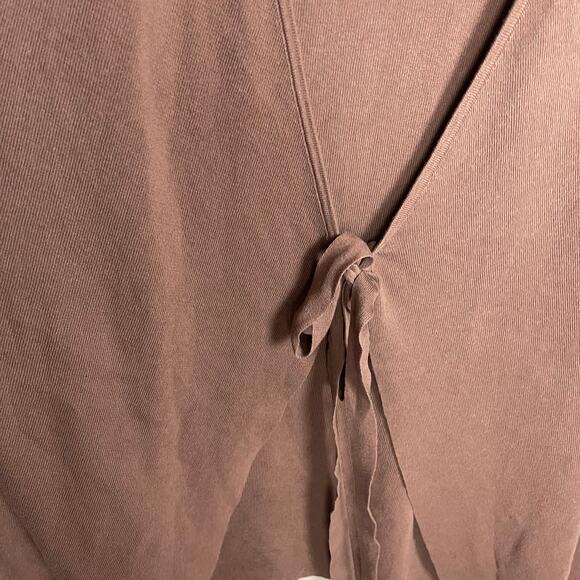 Stictch Drop Oversized Brown Tie Cardigan Size Extra Large - Picture 4 of 7